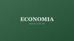 Representação conceptual de gráficos económicos sobrepostos a uma paisagem urbana em África.