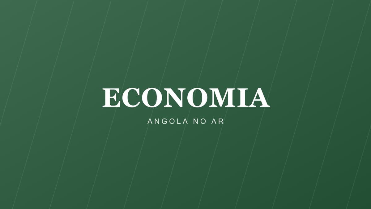Representação conceptual de gráficos económicos sobrepostos a uma paisagem urbana em África.